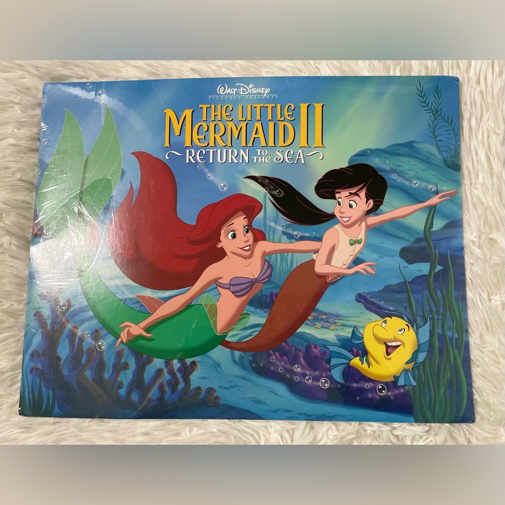NEW Walt Disney The Little Mermaid II 2 Return To The Sea 4 Lithograph 2000 VTG